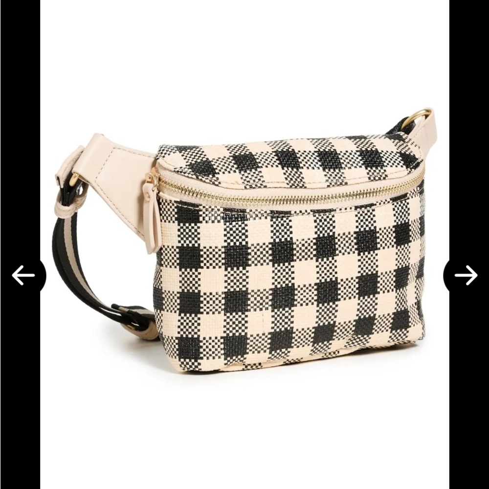 L*Space Black and Cream Women's Fanny Pack